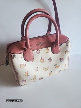 Coach Mixed Fruit Mini Bennett Satchel Crossbody